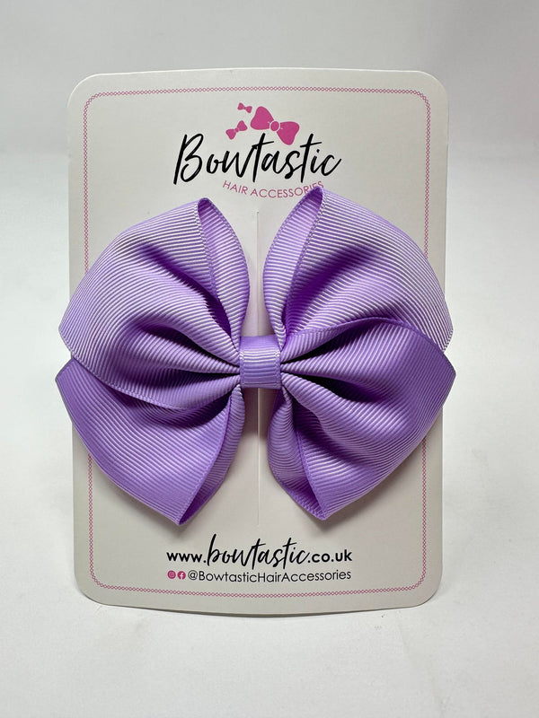 4 Inch Flat Bow - Light Orchid