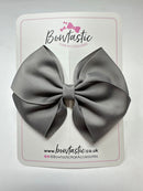 4 Inch Flat Bow - Metal Grey