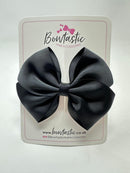 4 Inch Flat Bow - Black