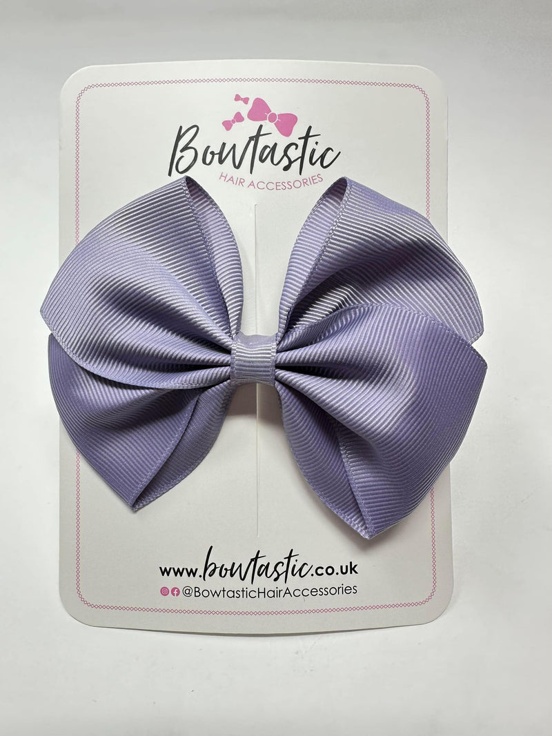 4 Inch Flat Bow - Thistle