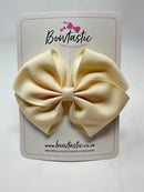 4 Inch Flat Bow - Cream