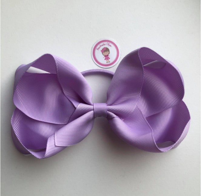 5 Inch Bow Bobble - Light Orchid