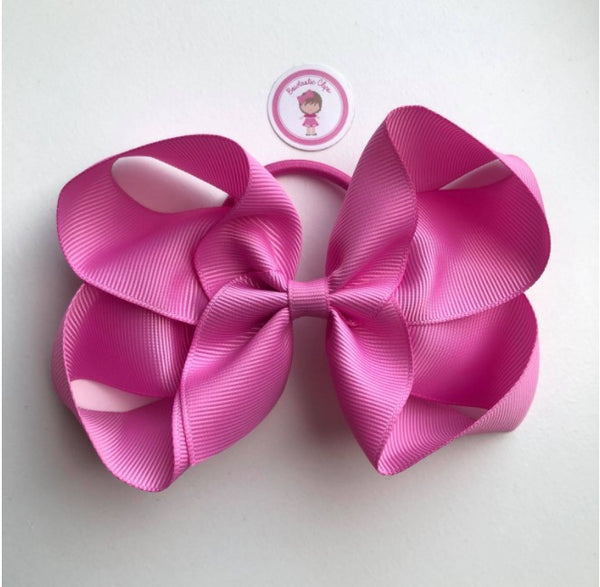 5 Inch Bow Bobble - Rose Bloom