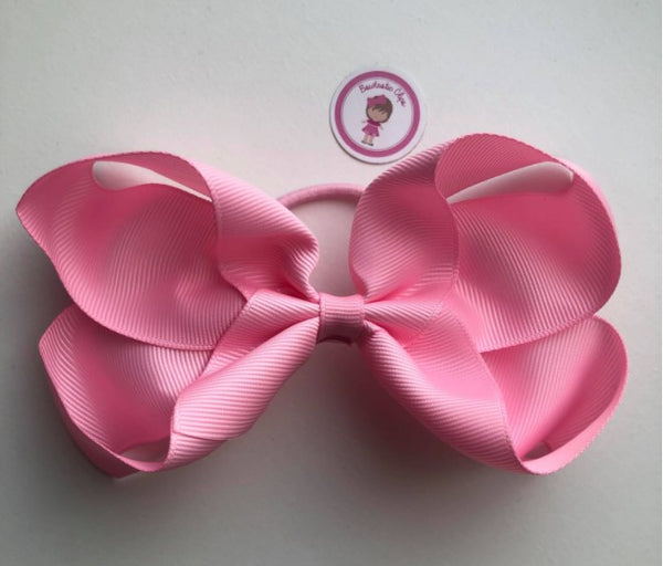 5 Inch Bow Bobble - Rose Pink